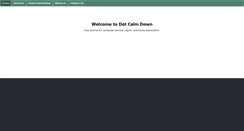 Desktop Screenshot of dotcalmdown.com